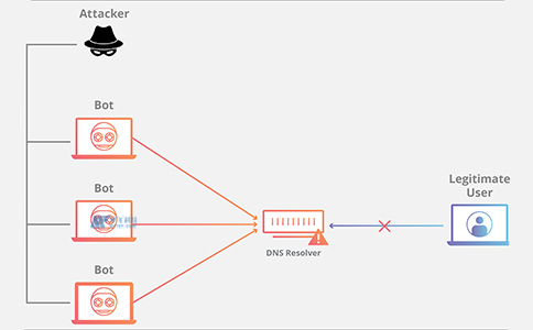 攻击网站服务器-DNS洪水攻击的工作原理 攻击网站服务器-DNS洪水攻击的工作原理